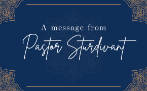 A Message from the Pastor - January 20, 2022